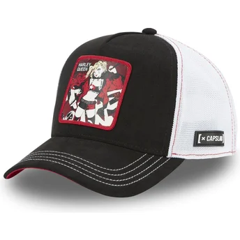 Μαύρο και άσπρο trucker καπέλο Harley Quinn DC8 QUE DC Comics από την Capslab