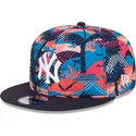 gorra-plana-multicolor-snapback-9fifty-printed-spring-training-fan-pack-2025-de-new-york-yankees-mlb-de-new-era