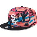 gorra-plana-multicolor-snapback-9fifty-printed-spring-training-fan-pack-2025-de-chicago-white-sox-mlb-de-new-era