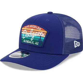 Μπλε trucker καπέλο 9SEVENTY Stretch Snap Mesh Spring Training Fan Pack 2025 των Los Angeles Dodgers MLB από την New Era