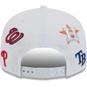 gorra-plana-blanca-snapback-9fifty-scatter-spring-training-fan-pack-2025-de-mlb-grapefruit-league-logo-de-new-era