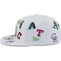 gorra-plana-blanca-snapback-9fifty-scatter-spring-training-fan-pack-2025-de-mlb-cactus-league-logo-de-new-era