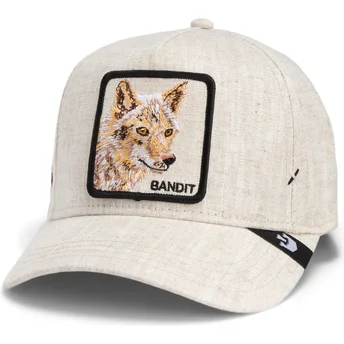 Καπέλο με καμπυλωτή άκρη, μπεζ snapback, Bandit Coyote Cloth, ανθεκτική άνεση, The Farm από την Goorin Bros.