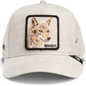 gorra-curva-beige-snapback-bandit-coyote-cloth-rugged-comfort-the-farm-de-goorin-bros