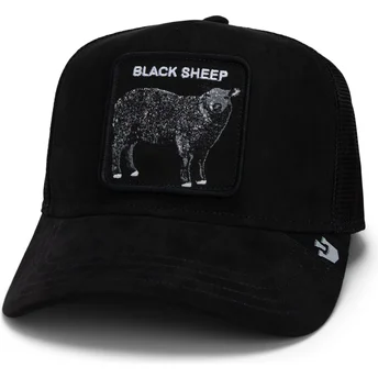 Μαύρο trucker καπέλο πρόβατο The Suede Sheep Global Core Micro Suede The Farm από την Goorin Bros.