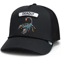 gorra-trucker-negra-escorpion-gb2-deadly-scorp-the-rocker-the-farm-de-goorin-bros