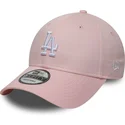 gorra-curva-rosa-ajustable-9forty-colour-pack-de-los-angeles-dodgers-mlb-de-new-era