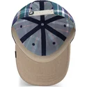 goorin-bros-curved-brim-hardly-working-papa-cap-madras-the-farm-navy-blue-and-brown-snapback-cap