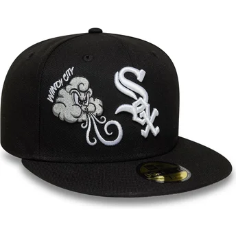 Καπέλο μαύρο επίπεδο 59FIFTY Food Icon Windy City των Chicago White Sox MLB από την New Era