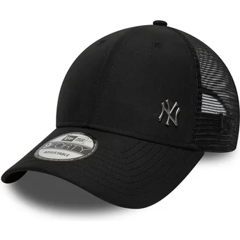 Ρυθμιζόμενο μαύρο καπέλο trucker 9FORTY Flawless New York Yankees MLB της New Era