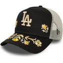 trucker-a-frame-floral-icon-los-angeles-dodgers-mlb-new-era