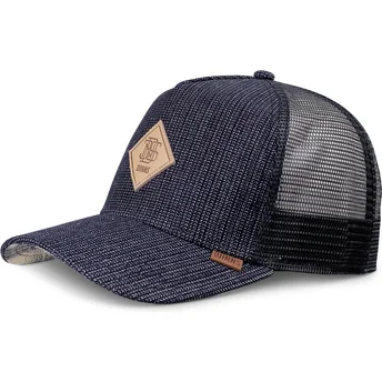 Καπέλο τζόκεϊ μπλε ναυτικό HFT Denim Wishy από Djinns