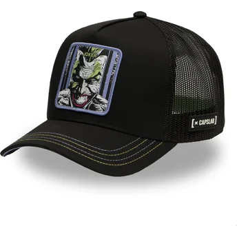 Καπέλο trucker μαύρο Joker DC8 JOK DC Comics από Capslab