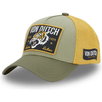 Καπέλο trucker πράσινο και κίτρινο WILD02 της Von Dutch