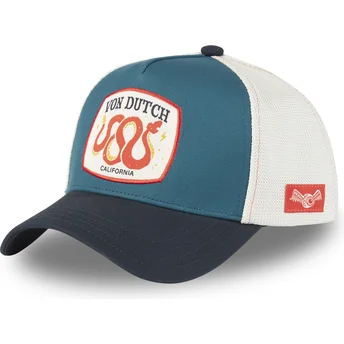 Καπέλο trucker μπλε και άσπρο WILD03 από Von Dutch