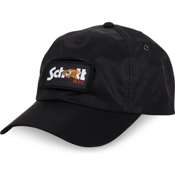 Gorra curva negra ajustable JET NR de Von Dutch x Schott NYC