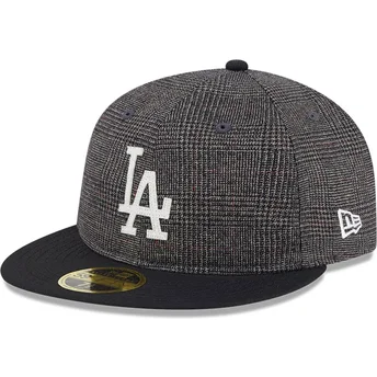 Καπέλο επίπεδο μαύρο ρυθμιζόμενο 59FIFTY Day Retro Crown των Los Angeles Dodgers MLB της New Era