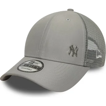 Ρυθμιζόμενο γκρι καπέλο trucker 9FORTY Flawless New York Yankees MLB της New Era