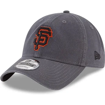 Γκρι ρυθμιζόμενο καπέλο με καμπύλη 9TWENTY Core Classic των San Francisco Giants MLB της New Era