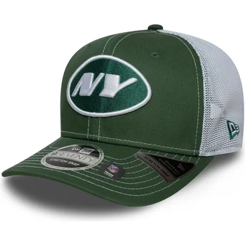 Καπέλο trucker πράσινο και λευκό 9SEVENTY Stretch Snap των New York Jets NFL της New Era