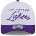 gorra-curva-blanca-y-violeta-snapback-9forty-m-crown-draft-2025-de-los-angeles-lakers-nba-de-new-era