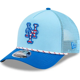 Καπέλο Trucker μπλε 9FORTY M-Crown A Frame 4ης Ιουλίου των New York Mets MLB της New Era