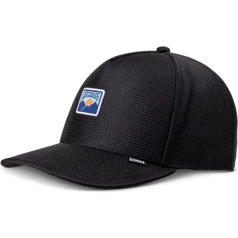 Καπέλο μαύρο καμπυλωτό snapback Mountain HFT Perfo της Djinns