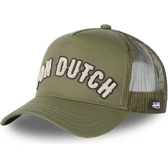 Καπέλα καμπύλη πράσινο snapback για παιδιά KID_BUCKL K από Von Dutch
