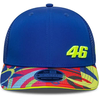 Καπέλο καμπυλωτό μπλε snapback 9SEVENTY Stretch Snap Lifestyle του Valentino Rossi VR46 MotoGP της New Era