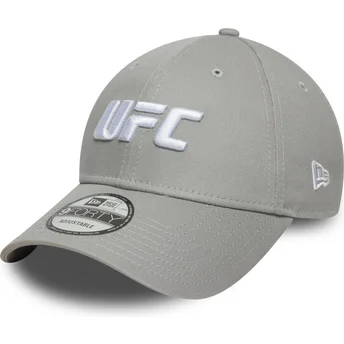 Γκρι καμπυλωτό καπέλο snapback 9FORTY Core UFC Ultimate Fighting Championship της New Era