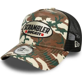 Καπέλο καμουφλάζ trucker A Frame Scrambler της Ducati Motor MotoGP από τη New Era