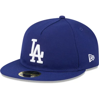 Γαλάζιο επίπεδο καπέλο 59FIFTY Retro Crown A Frame Easy των Los Angeles Dodgers MLB της New Era