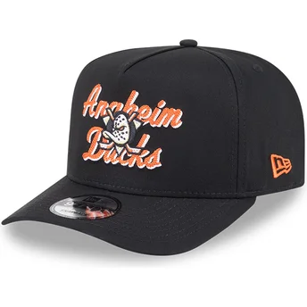 Καπέλο μαύρο καμπύλο snapback 9FIFTY A Frame Chainstitch των Anaheim Ducks NHL της New Era