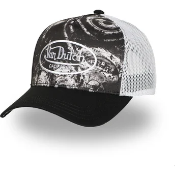 Καπέλο Trucker μαύρο και άσπρο SUBL06 από Von Dutch