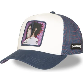 Καπέλο Trucker λευκό και μπλε Sasuke Uchiha NS5 SAS Naruto από Capslab
