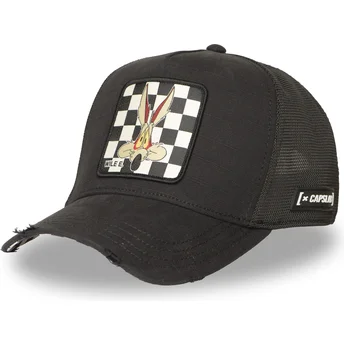 Καπέλο τύπου trucker μαύρο Coyote LOO12 WIL Looney Tunes από την Capslab