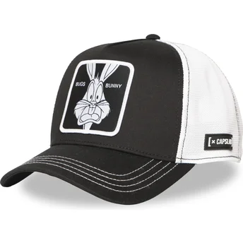 Καπέλο τράκερ μαύρο και λευκό Bugs Bunny LOO12 BUG CT Looney Tunes από Capslab