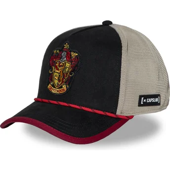 Καπέλο Trucker μαύρο και μπεζ Gryffindor HP3 GRY Harry Potter από την Capslab