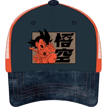 Καπέλο τζόκερ μπλε και πορτοκαλί Son Goku Παιδικό DB6 KID Dragon Ball από Capslab