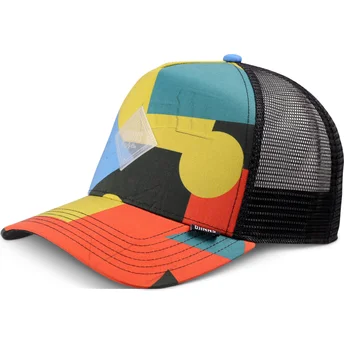 Gorra trucker multicolor Geometric Dark HFT de Djinns