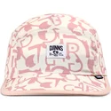 gorra-curva-beige-y-rosa-simple-aztek-soft-fc-de-djinns