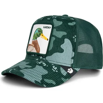 Καπέλο τράκερ πράσινο πάπιας Lucky Duck Corduroy Camo The Farm από Goorin Bros.