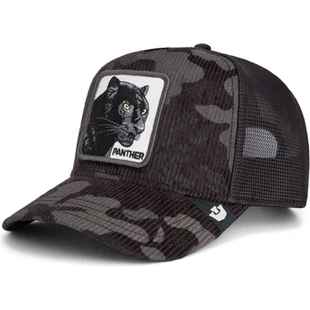Καπέλο τρακτέρ μαύρη πάνθηρας Panther Corduroy Camo The Farm από Goorin Bros.
