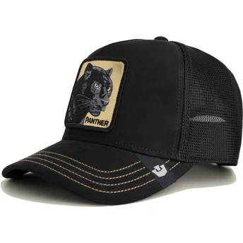 Καπέλο Trucker Μαύρη Πάνθηρας Panther Golden Suede The Farm από Goorin Bros.