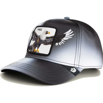Καπέλο καμπυλωτό μαύρο snapback αετός Free Steal This Hat Wings The Farm από Goorin Bros.