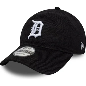 Ρυθμιζόμενο μαύρο καπέλο με καμπύλη 9TWENTY Merino Wool των Detroit Tigers MLB από την New Era
