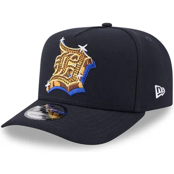 Καπέλο σκούρο μπλε καμπύλης snapback 9FIFTY A Frame Emblem των Detroit Tigers MLB της New Era