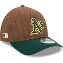 9twenty-a-frame-wool-pinstripe-oakland-athletics-mlb-new-era