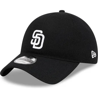 Ρυθμιζόμενο Μαύρο Καπέλο 9TWENTY Merino Wool San Diego Padres MLB από τη New Era