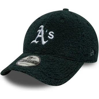 Ρυθμιζόμενο καπέλο με κυρτό γείσο 9FORTY Winter Borg Oakland Athletics MLB της New Era σε πράσινο χρώμα.